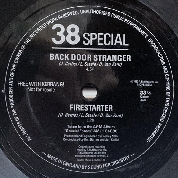 38 Special (2), Fist, Doc Holliday (3) - Back Door Stranger / Firestarter / Double Or Nothing / Last Ride