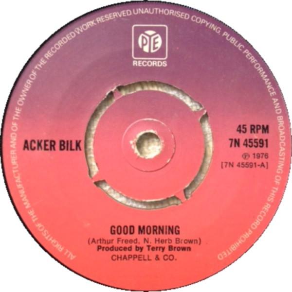 Acker Bilk, Acker Bilk His Clarinet And Strings - Good Morning / Sipping Cider