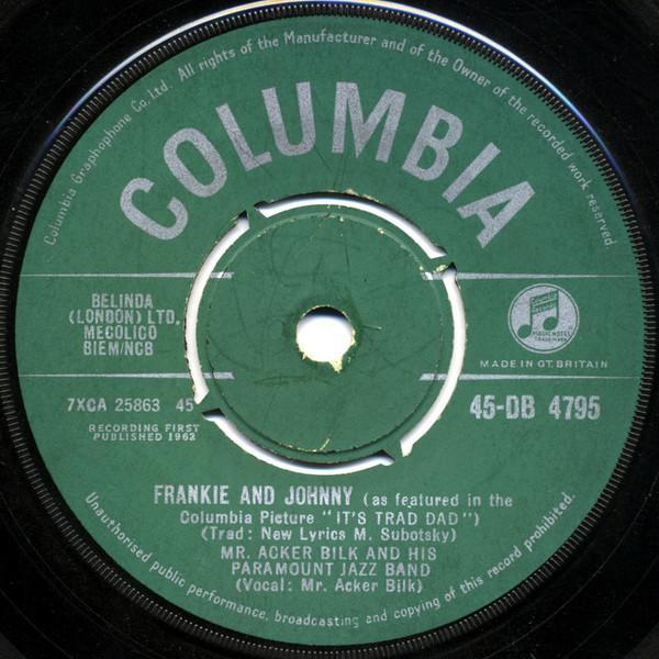 Acker Bilk And His Paramount Jazz Band - Frankie And Johnny