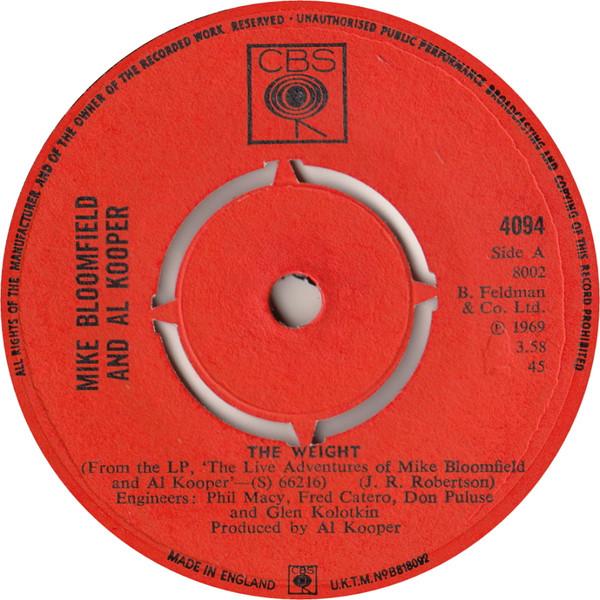 Al Kooper, Mike Bloomfield - The Weight
