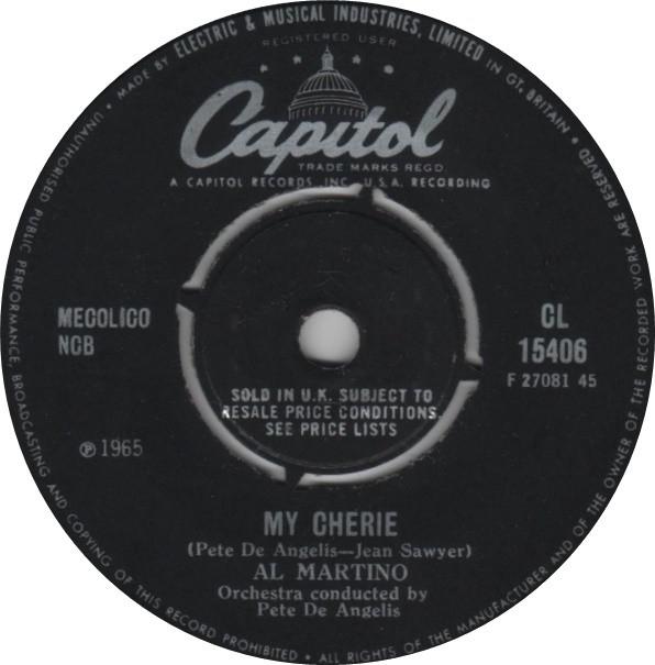 Al Martino - My Cherie