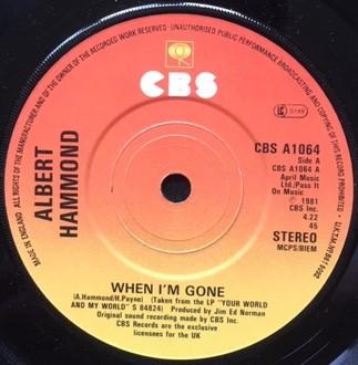 Albert Hammond - When I'm Gone