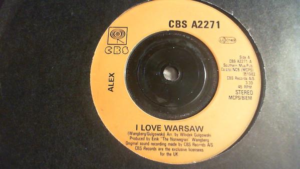 Alex  - I Love Warszawa / Dream Boy (Big Shot)