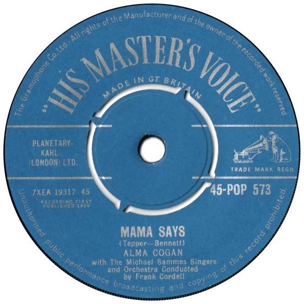 Alma Cogan - Mama Says