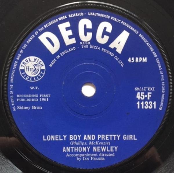 Anthony Newley - Lonely Boy And Pretty Girl
