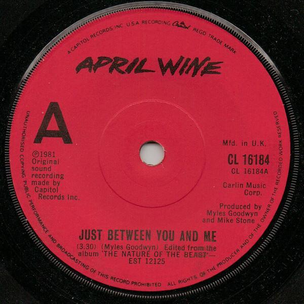 April Wine - Just Between You And Me