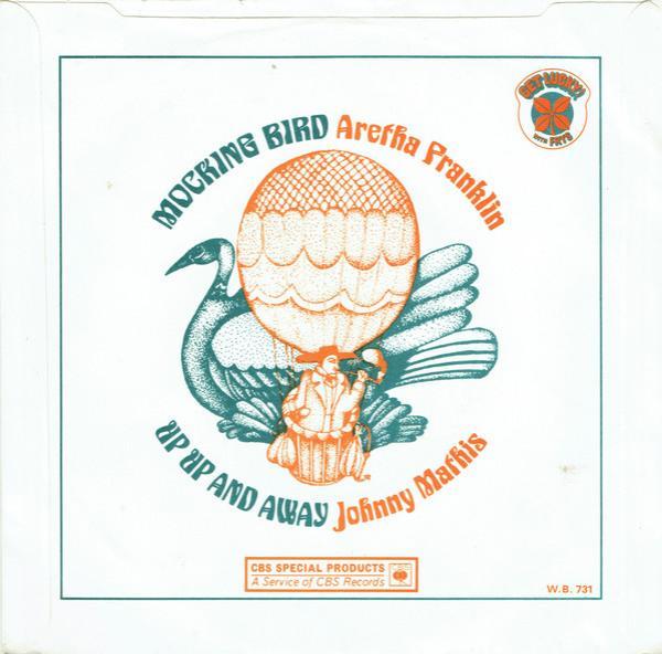 Aretha Franklin, Johnny Mathis - Mocking Bird / Up, Up & Away