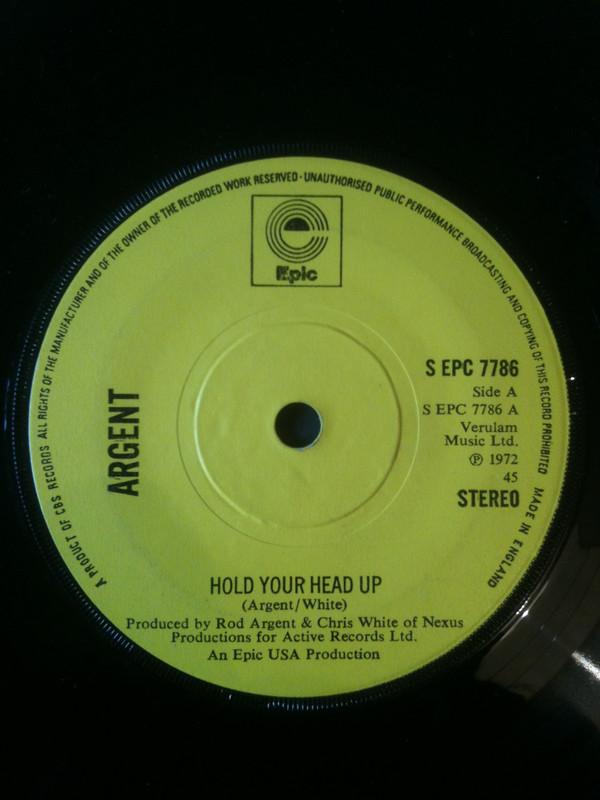 Argent - Hold Your Head Up