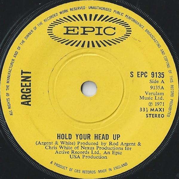 Argent - Hold Your Head Up