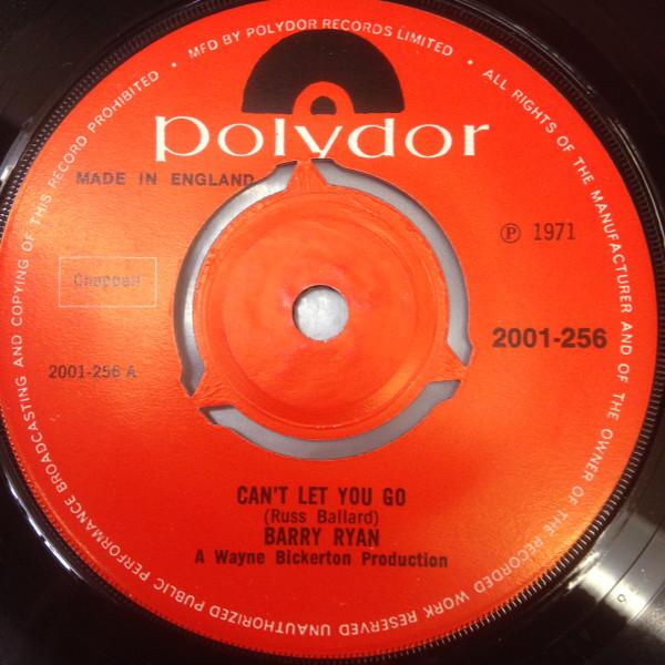 Barry Ryan - Can't Let You Go