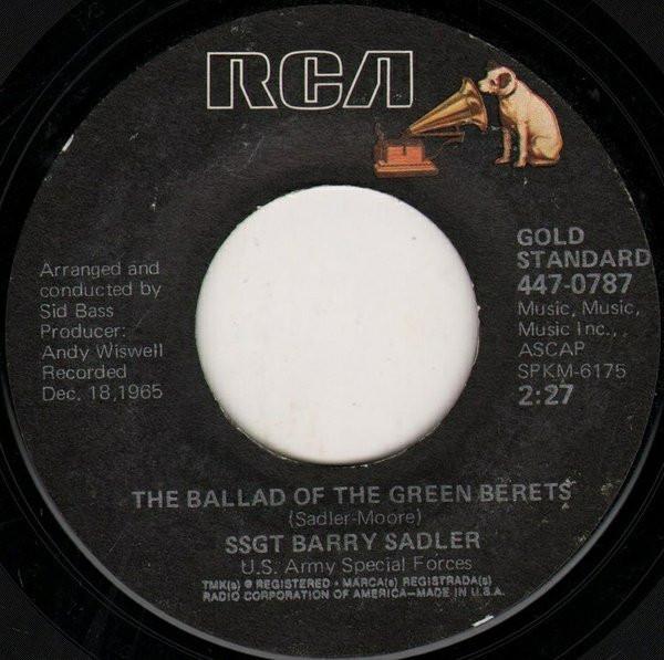 Barry Sadler - The Ballad Of The Green Berets / The "A" Team