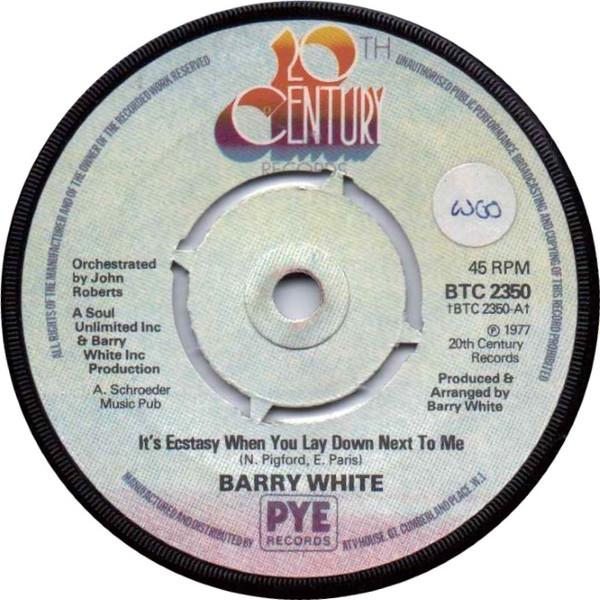 Barry White - It's Ecstasy When You Lay Down Next To Me