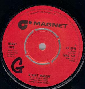 Benny Lord - Street Walkin' / Something's Moving
