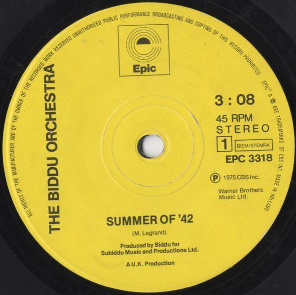 Biddu Orchestra - Summer Of '42