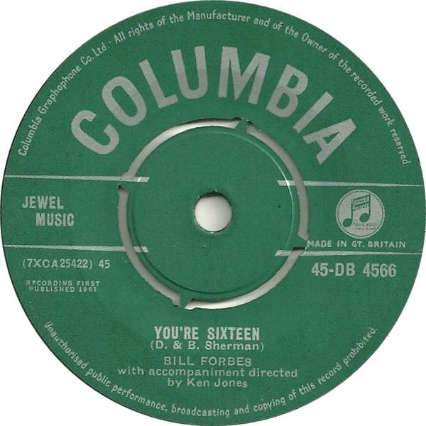 Bill Forbes - You're Sixteen