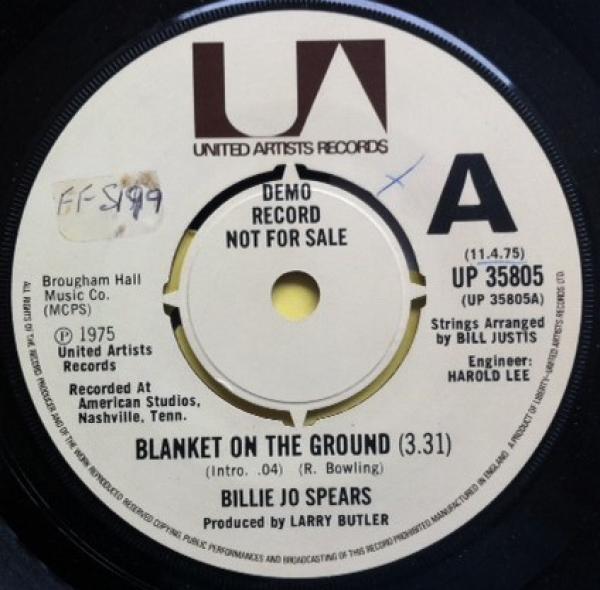 Billie Jo Spears - Blanket On The Ground / Come On Home
