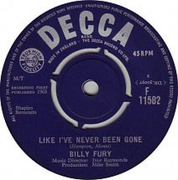 Billy Fury - Like I've Never Been Gone