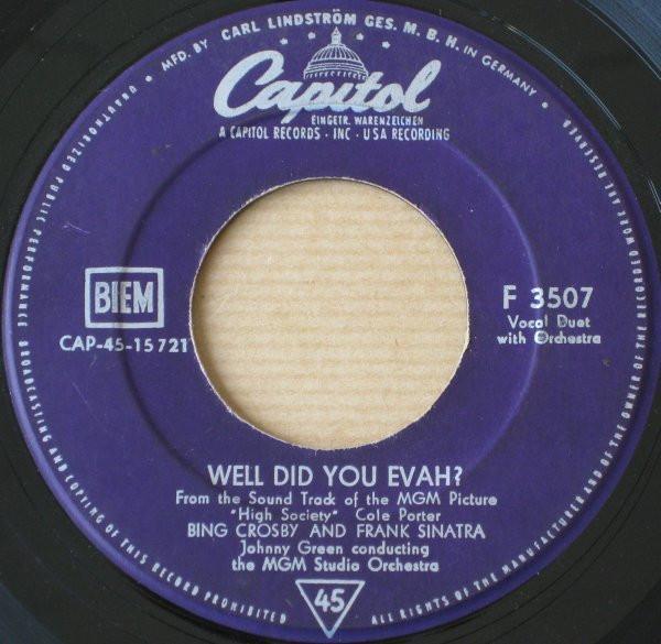 Bing Crosby - Well Did You Evah? / True Love