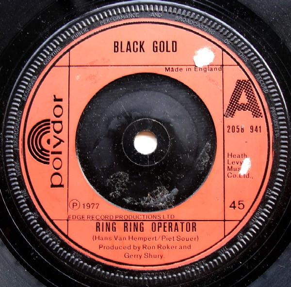 Black Gold (3) - Ring Ring Operator / Get Up And Dance With Me