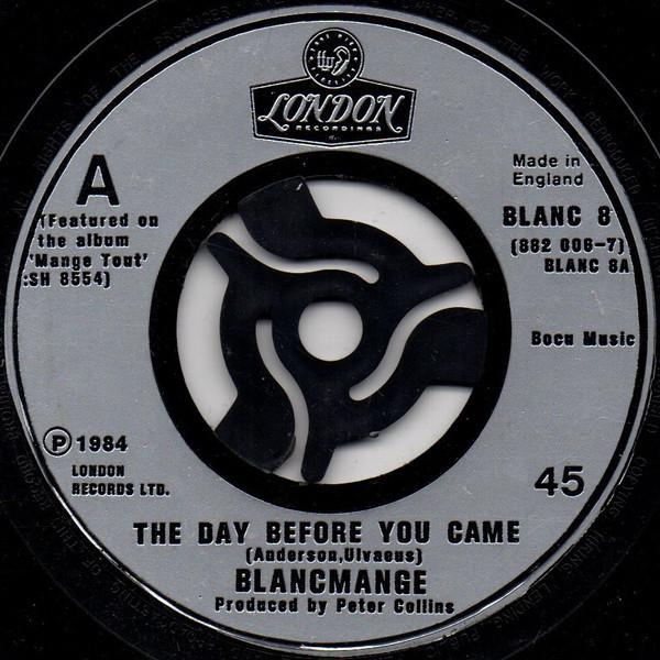 Blancmange - The Day Before You Came