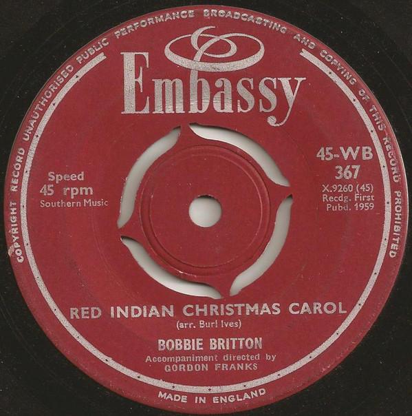 Bobbie Britton - Red Indian Christmas Carol