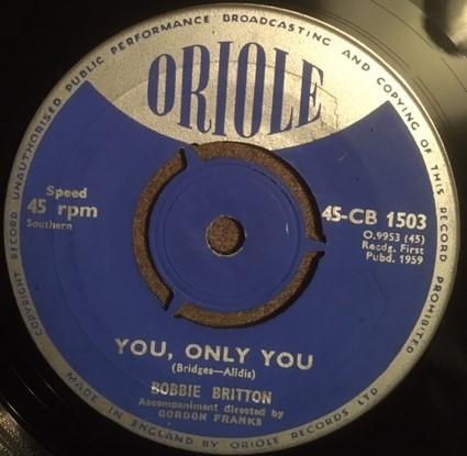 Bobbie Britton - You, Only You