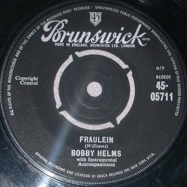 Bobby Helms - Fraulein / (Got A) Heartsick Feeling