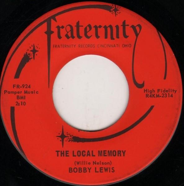 Bobby Lewis (6) - The Local Memory / Crying In Public