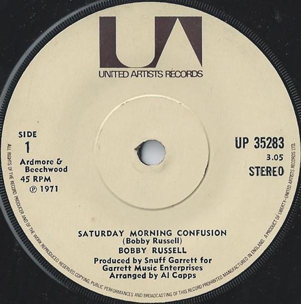 Bobby Russell - Saturday Morning Confusion