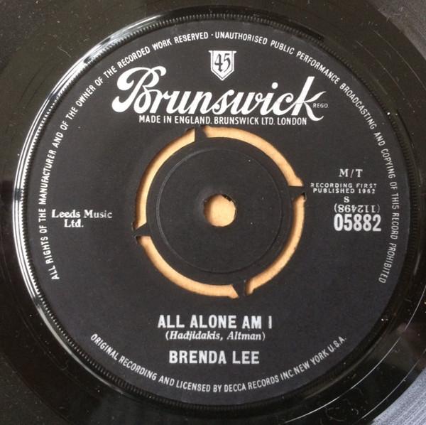 Brenda Lee - All Alone Am I