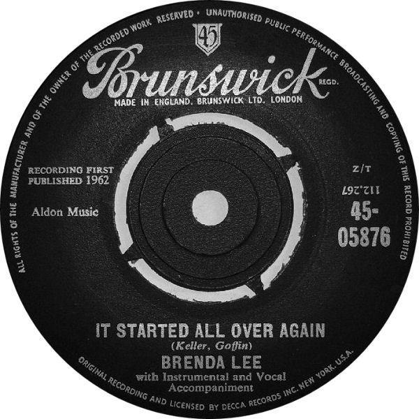 Brenda Lee - It Started All Over Again / Heart In Hand