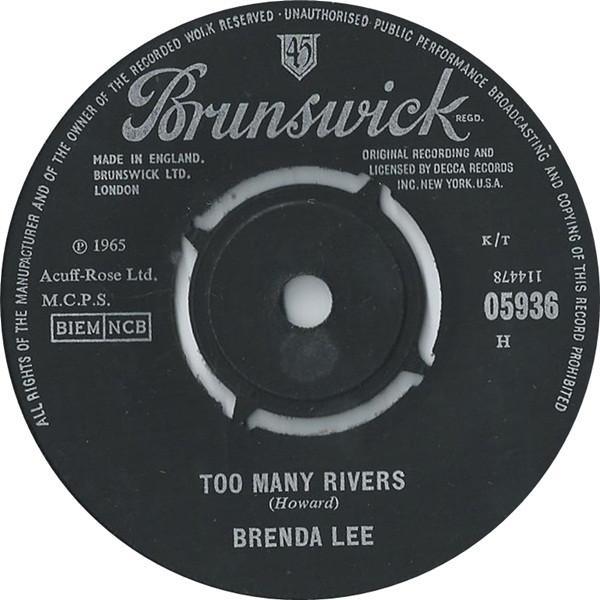 Brenda Lee - Too Many Rivers