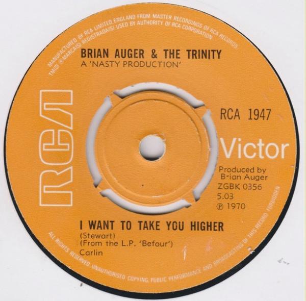Brian Auger & The Trinity - I Want To Take You Higher