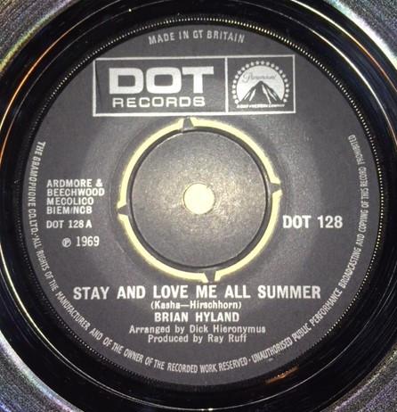 Brian Hyland - Stay And Love Me All Summer