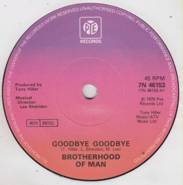 Brotherhood Of Man - Goodbye Goodbye