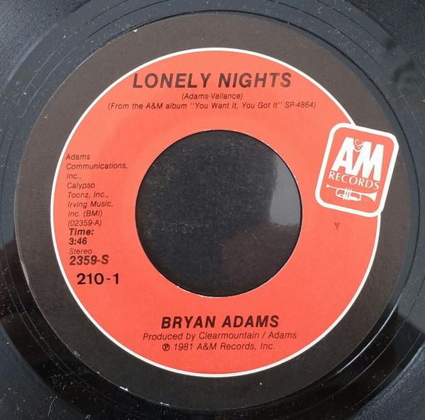 Bryan Adams - Lonely Nights