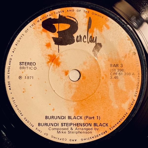 Burundi Black - Burundi Black (Part 1)