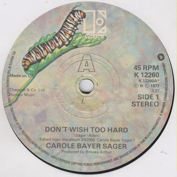 Carole Bayer Sager - Don't Wish Too Hard