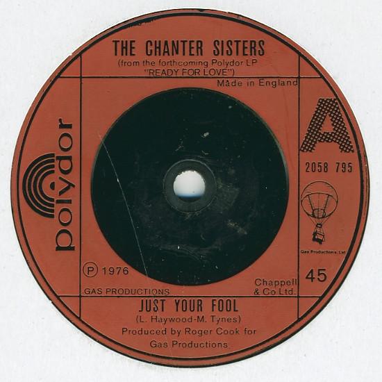 Chanter Sisters - Just Your Fool/History