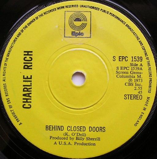 Charlie Rich - Behind Closed Doors