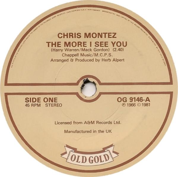 Chris Montez - The More I See You / There Will Never Be Another You
