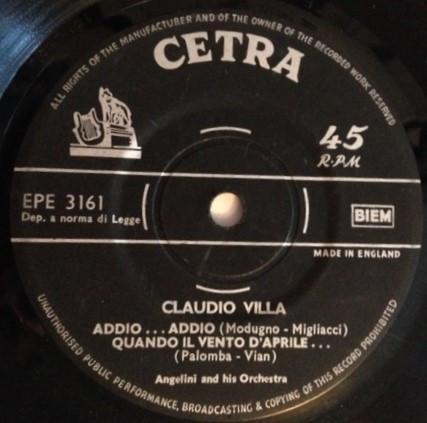 Claudio Villa - Addio... Addio...
