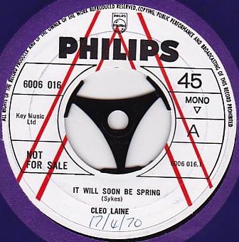 Cleo Laine - It Will Soon Be Spring