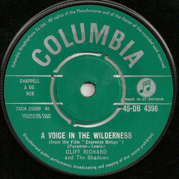 Cliff Richard & The Shadows - A Voice In The Wilderness