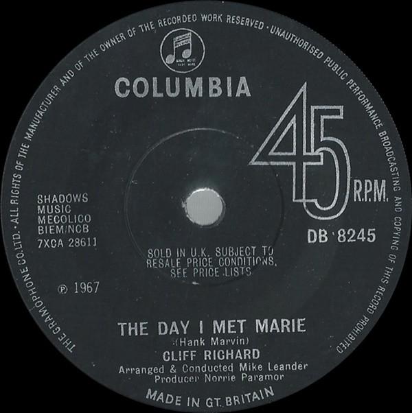 Cliff Richard - The Day I Met Marie