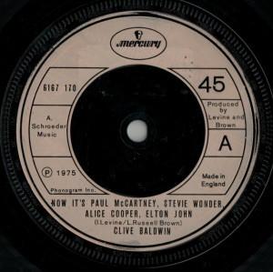 Clive Baldwin - Now It's Paul McCartney, Stevie Wonder, Alice Cooper, Elton John