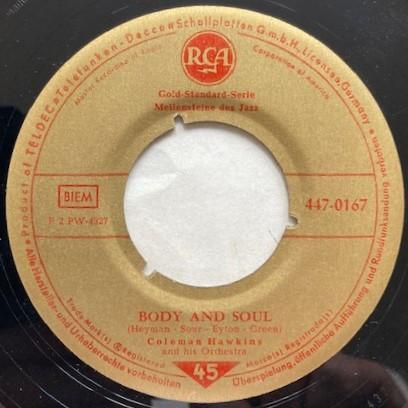 Coleman Hawkins And His Orchestra - Body And Soul