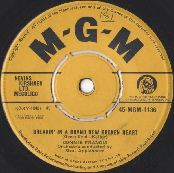 Connie Francis - Breakin' In A Brand New Broken Heart
