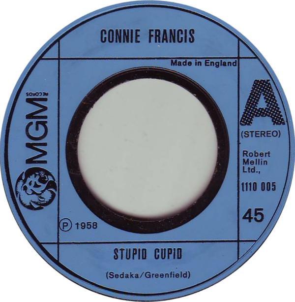 Connie Francis - Stupid Cupid / Carolina Moon
