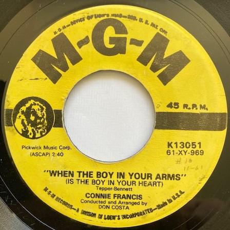 Connie Francis - When The Boy In Your Arms (Is The Boy In Your Heart) / Baby's First Christmas